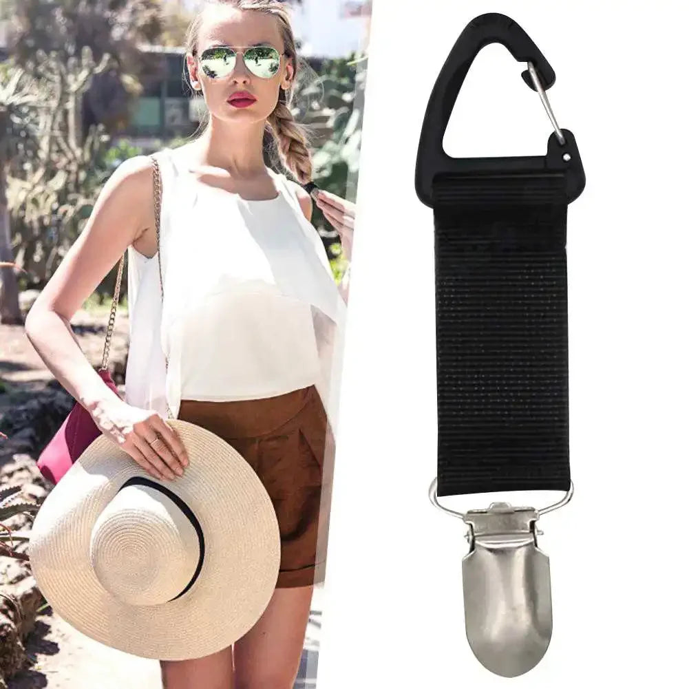 1/2Pcs Hat Clips for Traveling Hanging on Bag Handbag Backpack Luggage for Kids Adults Outdoor Camping Travel Beach Accessories