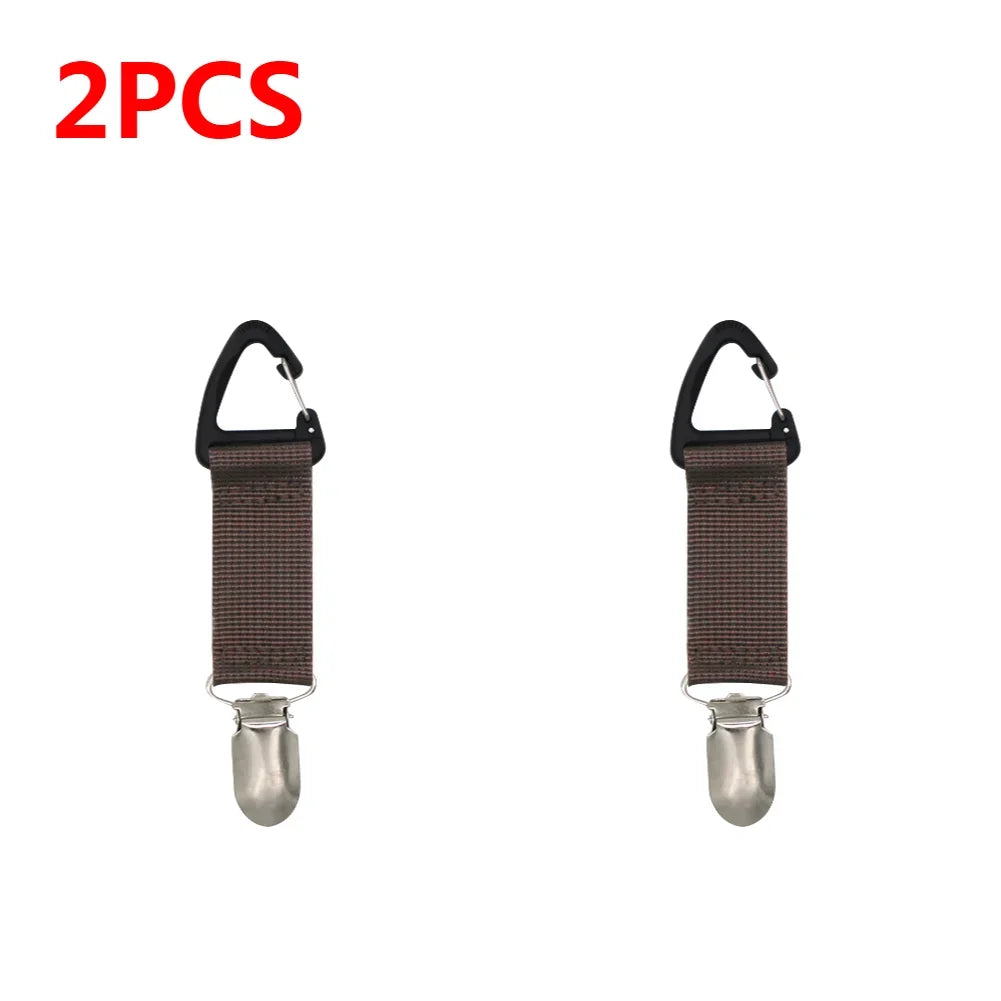 1/2Pcs Hat Clips for Traveling Hanging on Bag Handbag Backpack Luggage for Kids Adults Outdoor Camping Travel Beach Accessories