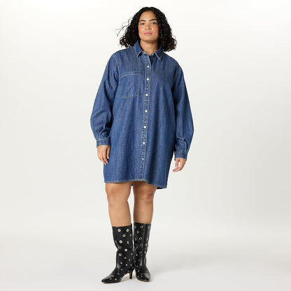 Womens Katerina Denim Shirtdressdress Shirt