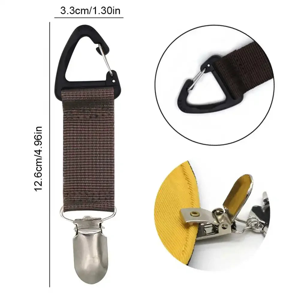 1/2Pcs Hat Clips for Traveling Hanging on Bag Handbag Backpack Luggage for Kids Adults Outdoor Camping Travel Beach Accessories