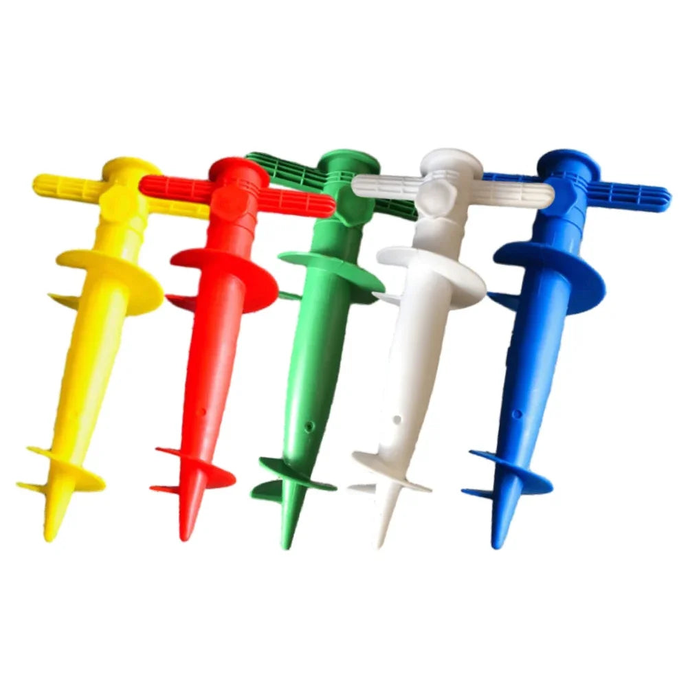 1 Piece of Plastic Umbrella Plug Bases Beach Umbrella Base Floor Fork Accessory 31X17Cm Sand Ground Fixation Tools Spikes