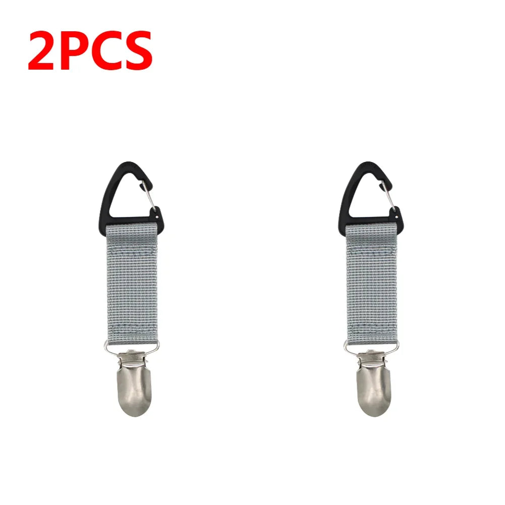 1/2Pcs Hat Clips for Traveling Hanging on Bag Handbag Backpack Luggage for Kids Adults Outdoor Camping Travel Beach Accessories