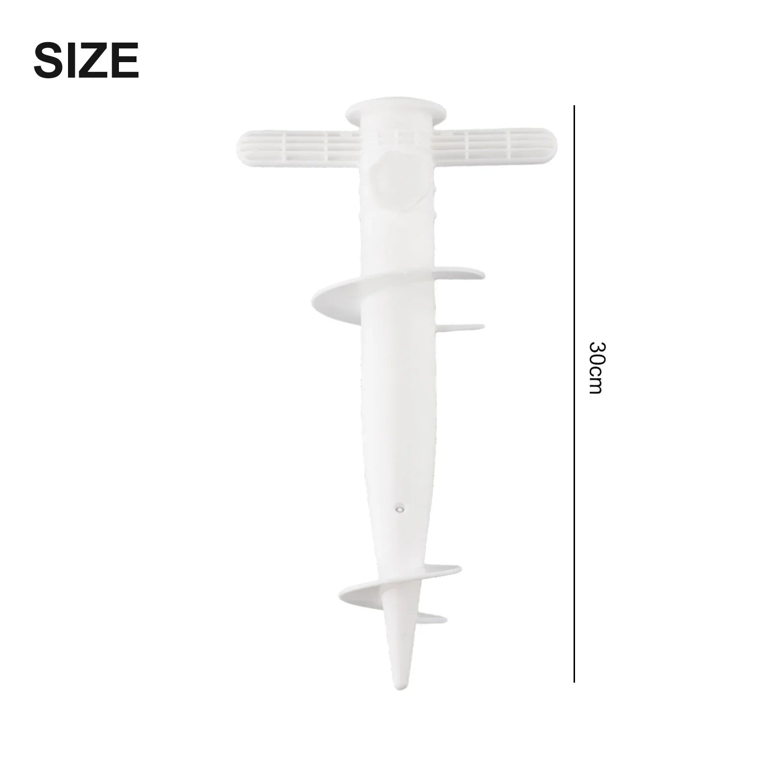 1 Piece of Plastic Umbrella Plug Bases Beach Umbrella Base Floor Fork Accessory 31X17Cm Sand Ground Fixation Tools Spikes