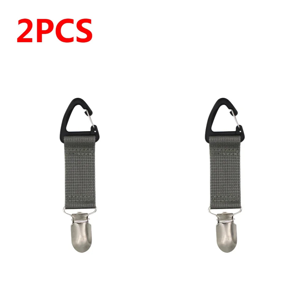 1/2Pcs Hat Clips for Traveling Hanging on Bag Handbag Backpack Luggage for Kids Adults Outdoor Camping Travel Beach Accessories